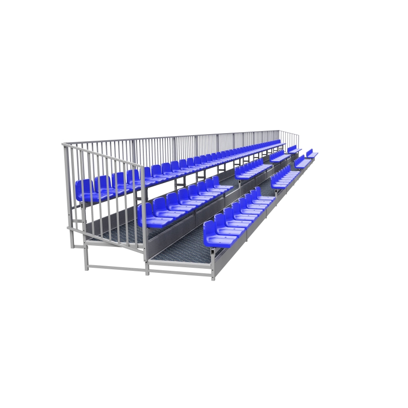 Fixed grandstand with plastic seats and podium - type TWZ