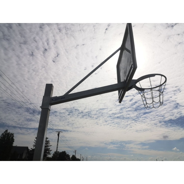 Epoxidharzplatten-Bausatz 90x120 cm, Einzelpfosten, fest montiert