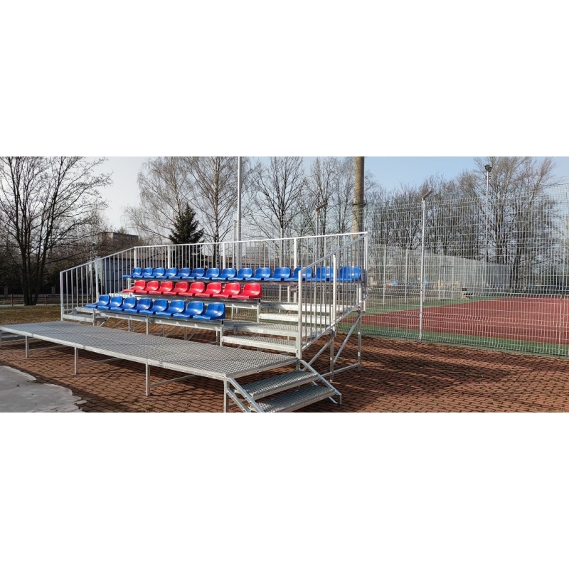 Feste Tribüne mit Kunststoffsitzen TZ