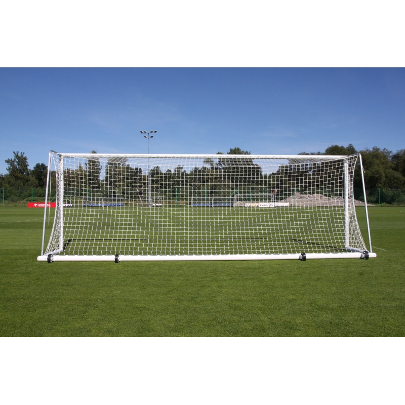 Soccer goals 7.32 x 2.44m mobile with wheels