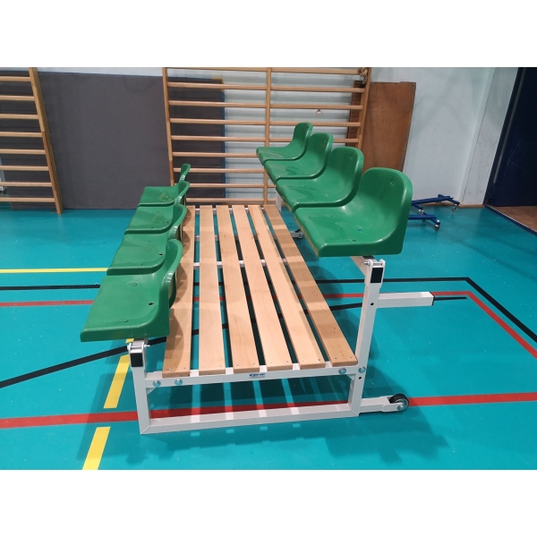 Stationäre Tribüne - Kunststoffsitze