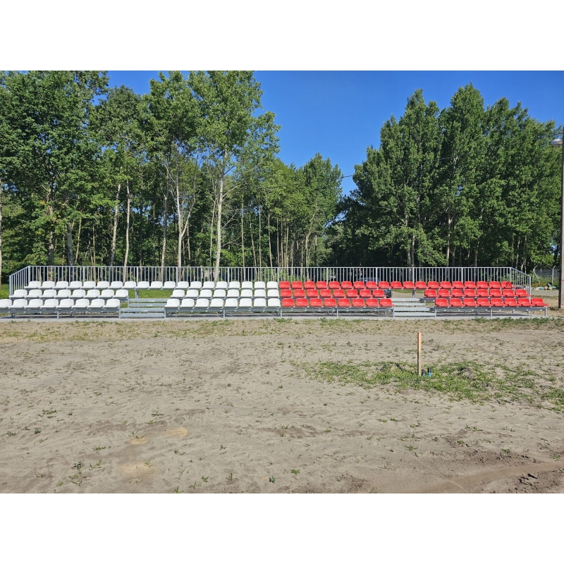 Standing tribune with plastic seats TZ