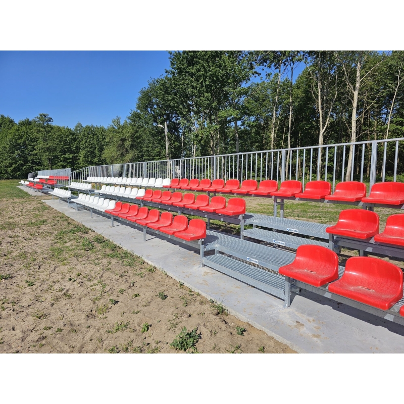 Feste Tribüne mit Kunststoffsitzen TZ