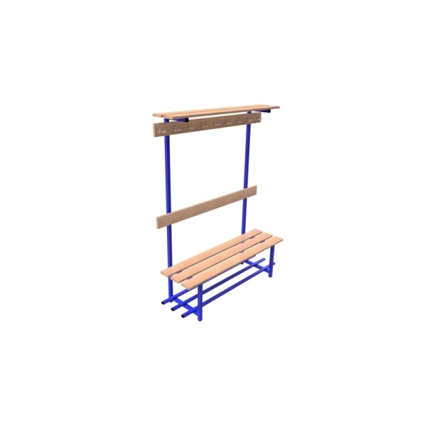 Einseitiger Garderobenbügel mit Ablage