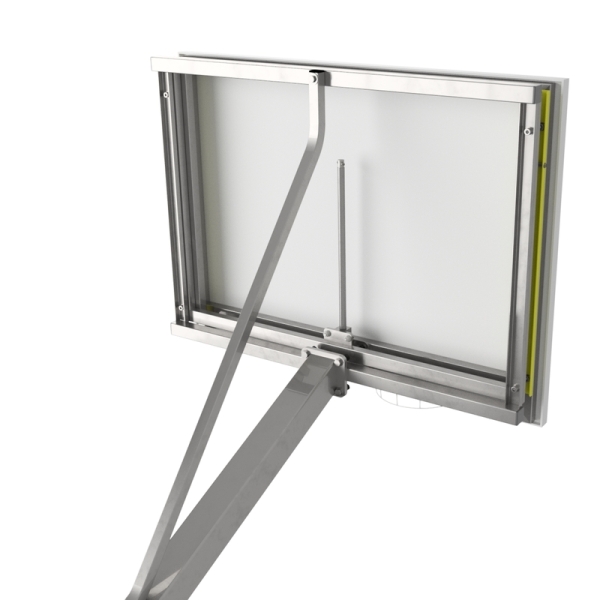 Height adjustment mechanism of the board 90 x 120 cm - galvanized