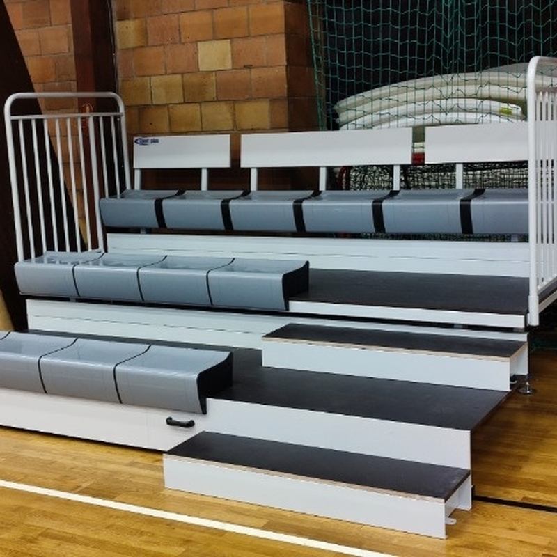 Teleskopische Klapptribüne TT-BETA-LV, Sitzbank VERSO