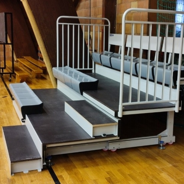 Teleskopische Klapptribüne TT-BETA-LV, Sitzbank VERSO