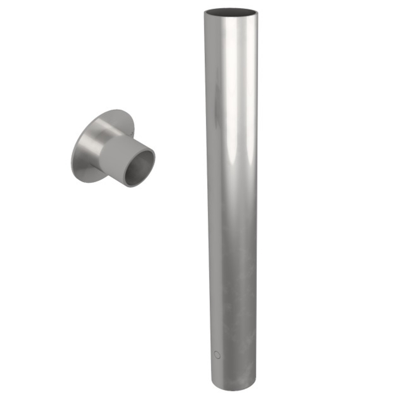 Zurrhülse aus feuerverzinktem Stahl (60 mm Rohr)