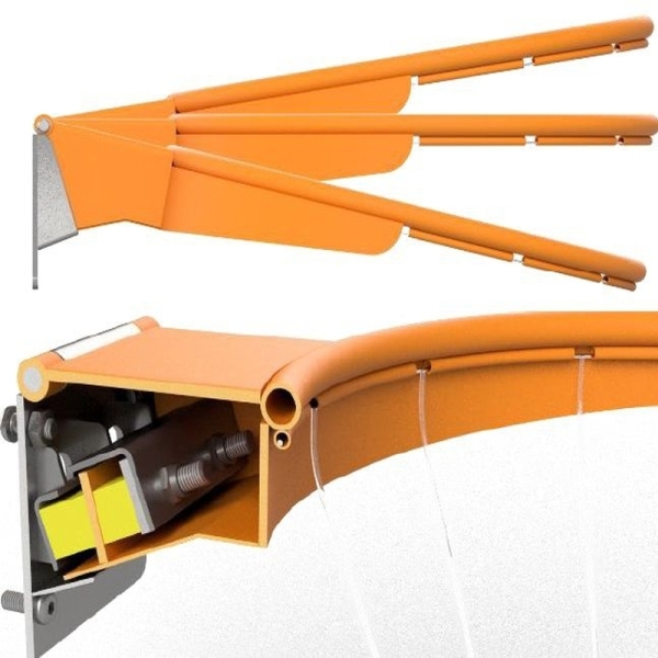 FLEXMATIC Basketballkorb, zweiseitig kippbar, FIBA-Norm