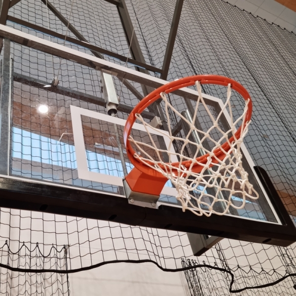 FLEXMATIC basketbola grozs, divvirzienu slīpums, pulverkrāsots, FIBA