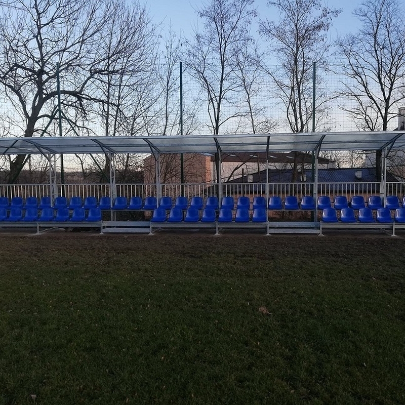 TDF fixed covered grandstand - for use on outdoor playing fields