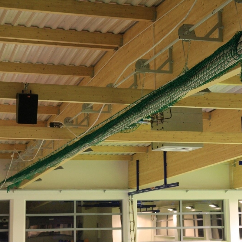 Hebevorhang, Umzäunung PVC