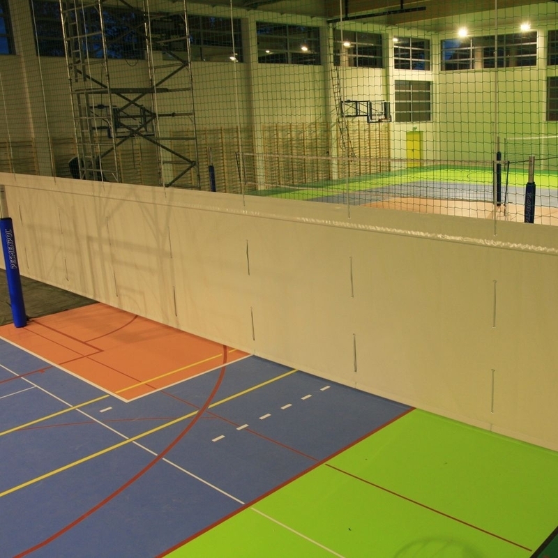 Hebevorhang, Umzäunung PVC