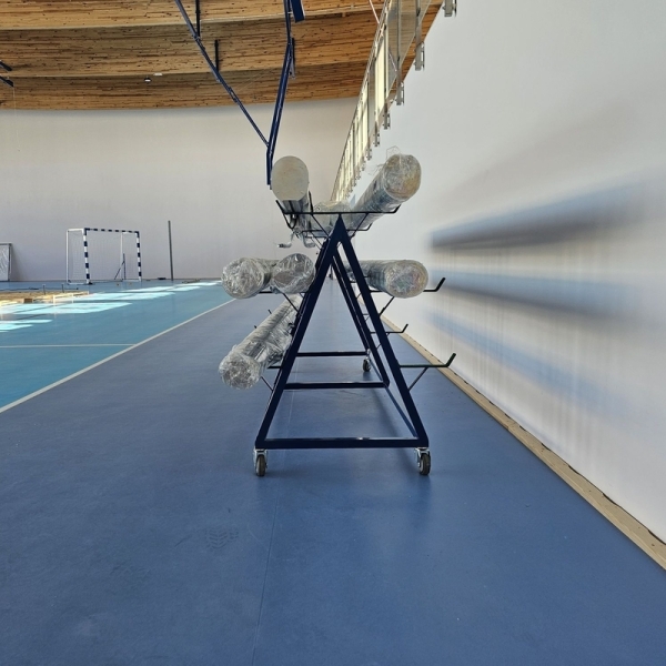 Sport Plus mobiler Pfostenwagen für 3 Pfostenpaare