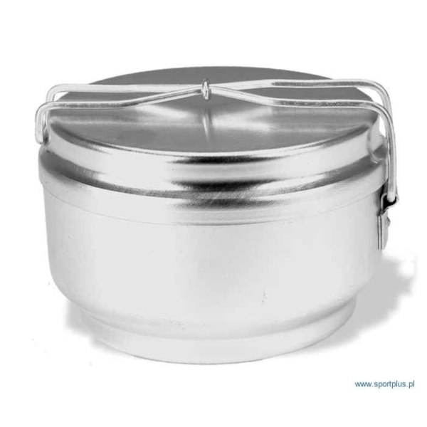 Aluminum 3-piece menagerie (pot + saucepan+ lid)