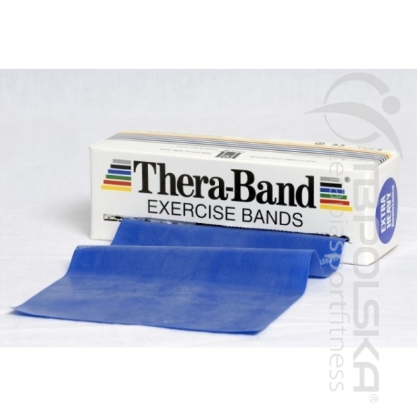 Rehabilitation tape 1.5 m blue, extra strong resistance