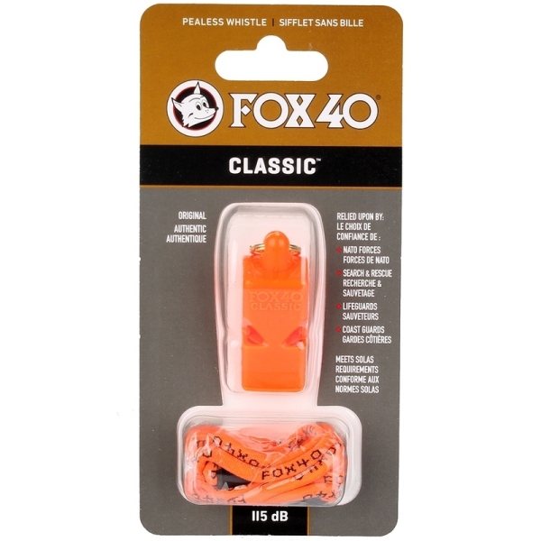 Gwizdek FOX40 Classic CMG ze sznurkiem Official