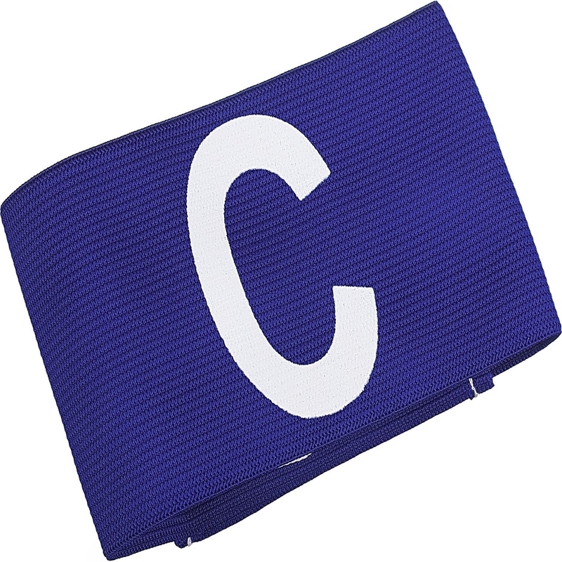 Select captain's armband, blue color