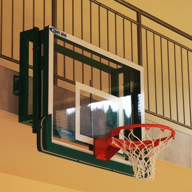 Basketball structure fixed, for 120x90 cm boards