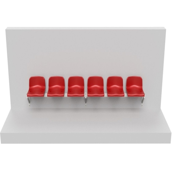 Direkt an der Struktur befestigte Sitze