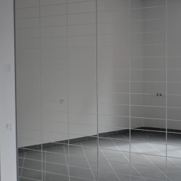 Korekční zrcadlo s mřížkou na držení těla, nástěnné, bez madla