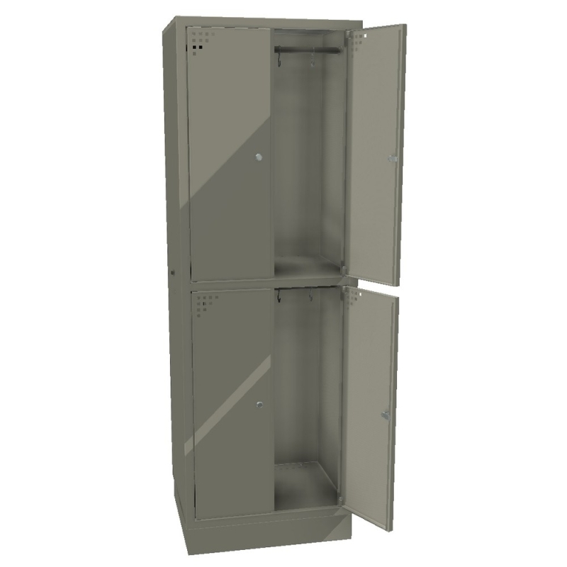 Closet and locker cabinet, 2 levels , 4 skrytrays (SM-60-4S)