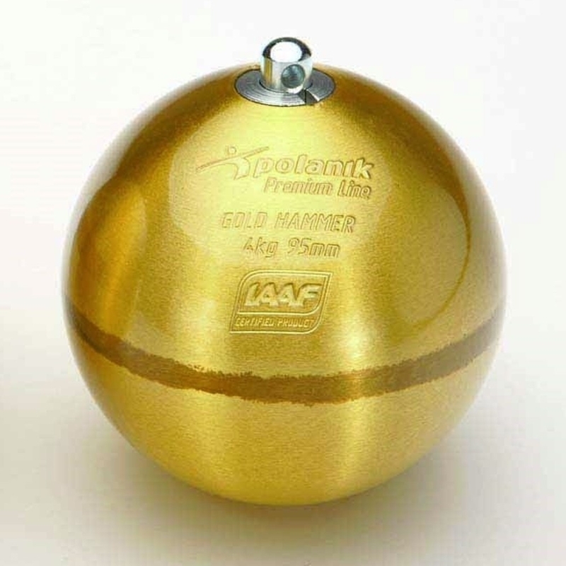 Zlaté atletické kladivo, 4 kg IAAF brass