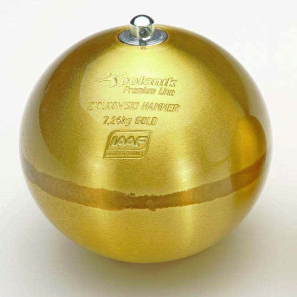 Ziolkowski Hammer Gold, 7.26 kg IAAF brass