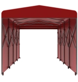 Teleskoptunnel zum Fußballstadion