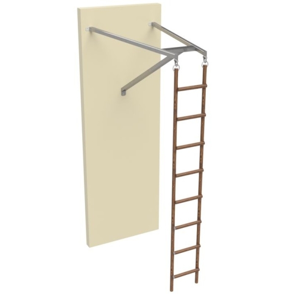 Halterung für die Befestigung von Strickleitern