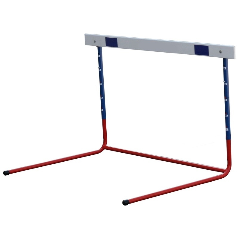 Curved aluminum-steel school hurdle 600-914 mm