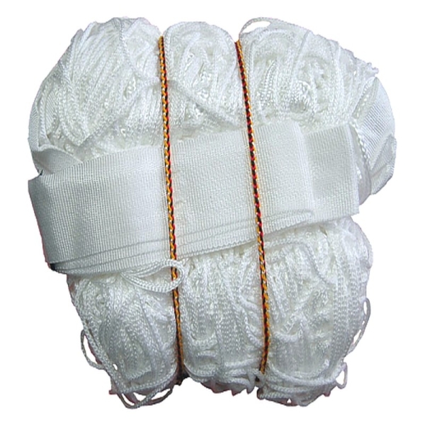 Volleyballnetz mit Antenne weiß IV