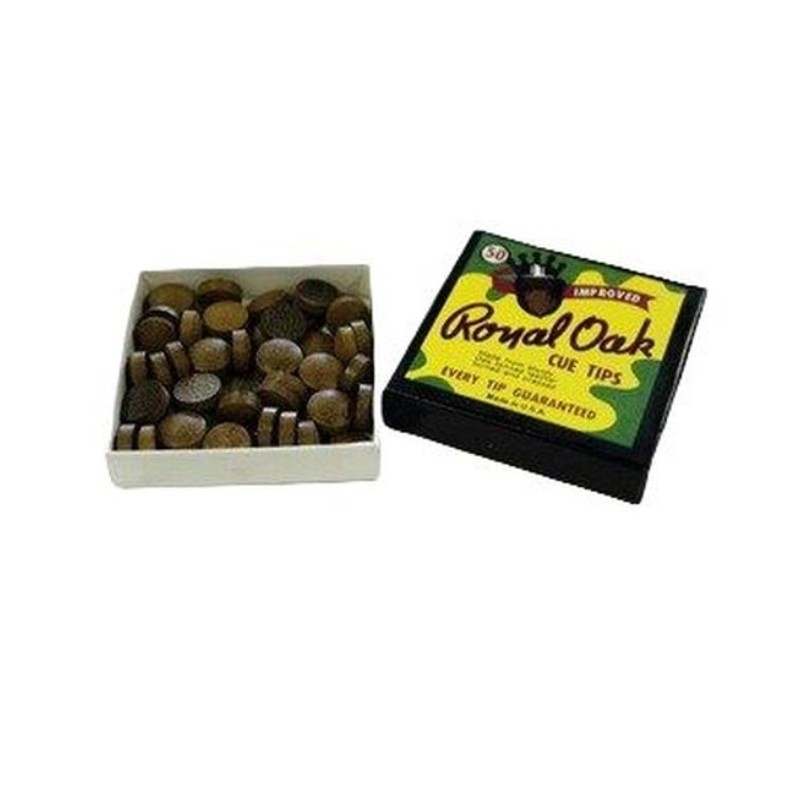 Queue-Spitze 12 mm, Royal OAK-Aufkleber