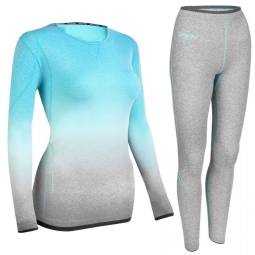 Damen Thermounterwäsche Spokey, 928776, Größe L/XL, Farbe grau-blau