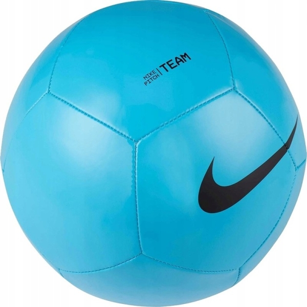 Nike Pitch Team soccer ball, size 5, color blue