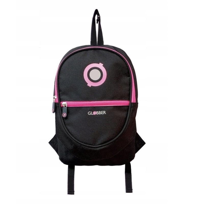 Globber JR Kinderrucksack, schwarz und rosa