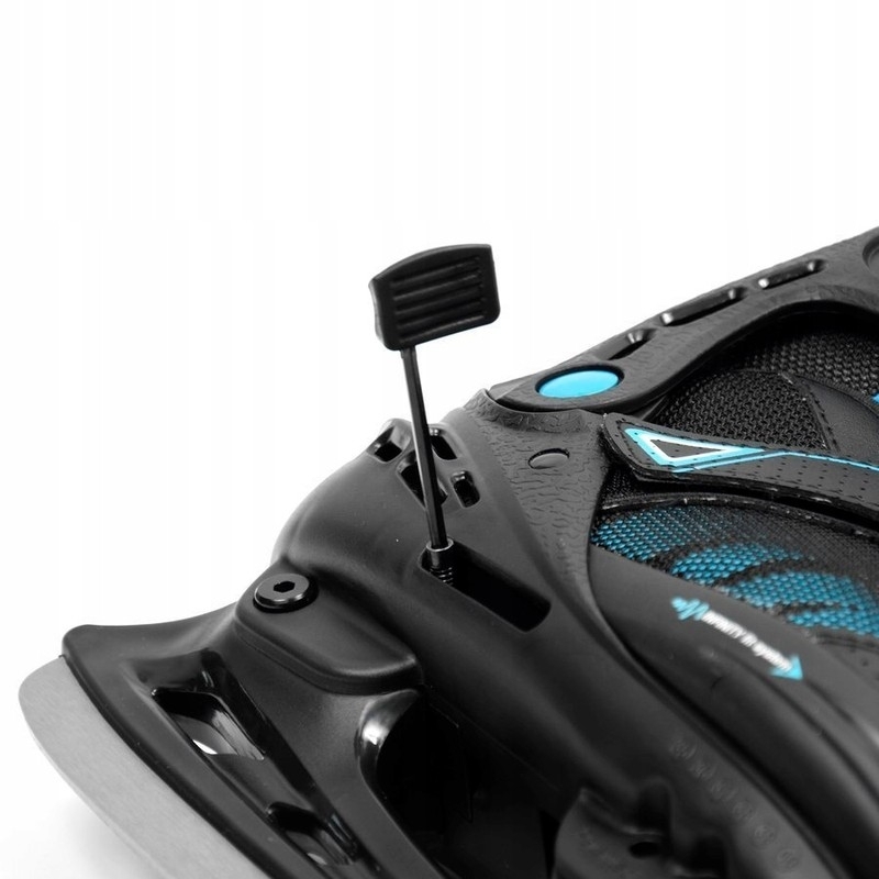 SMJ Schlittschuhe, Zizu, Größe 29-34, Farbe schwarz und blau