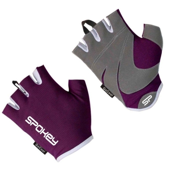 Spokey Fitness-Handschuhe, Lady Fit, 928971, Größe M, Farbe lila-grau
