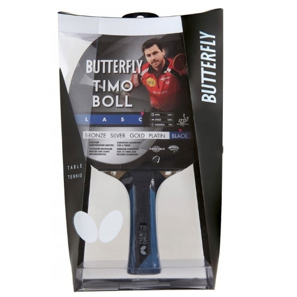 Butterfly table tennis racket Timo Boll Black