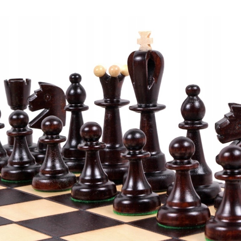 Traditionelles polnisches Holzschach-Ass, CH115