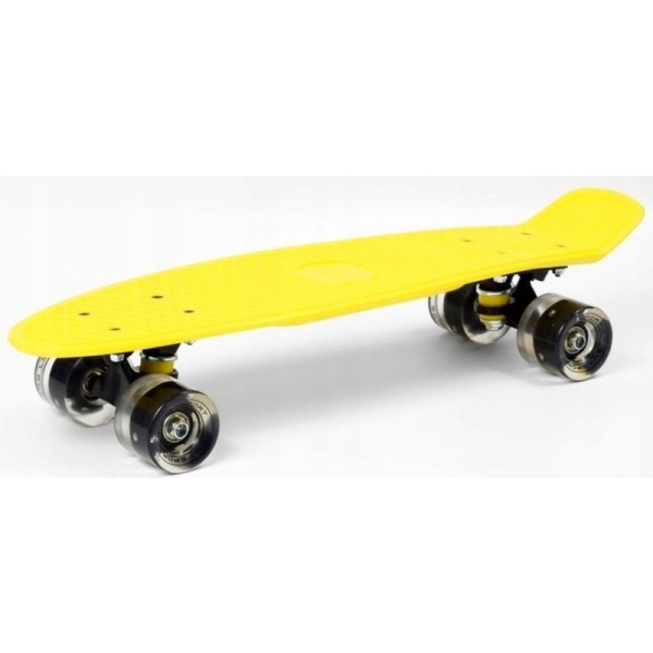 SMJ Fiszka Skateboard, Gelb Sport BS-2206PL LED