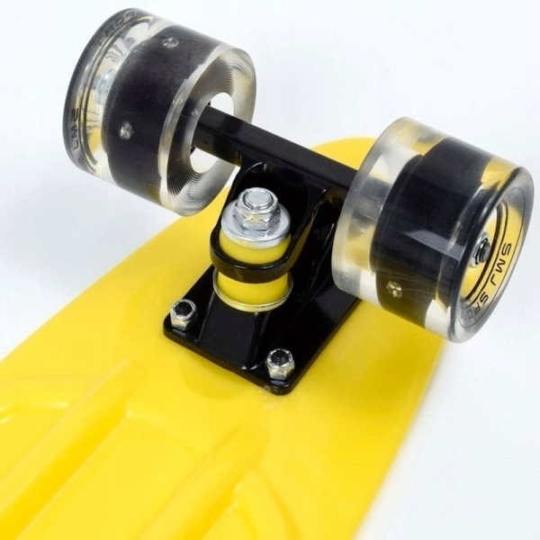 SMJ Fiszka Skateboard, Gelb Sport BS-2206PL LED