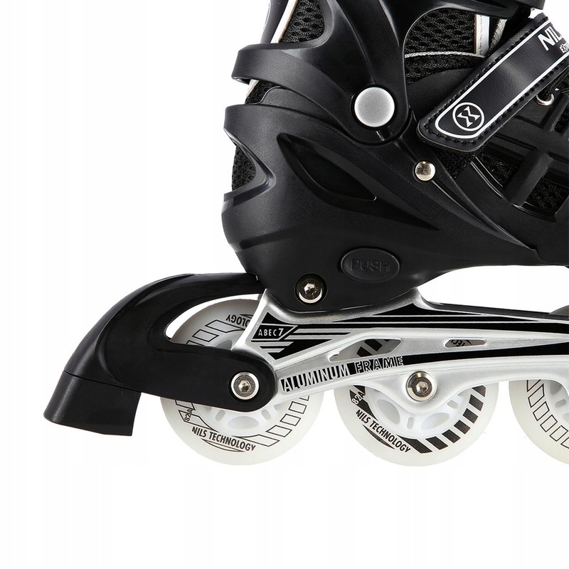 A-l Schlittschuhe, Nils Extreme 4-in-1 LED, NH10905, Größe (S) 31-34, Farbe schwarz