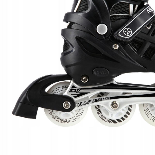 A-l Schlittschuhe, Nils Extreme 4-in-1 LED, NH10905, Größe (S) 31-34, Farbe schwarz