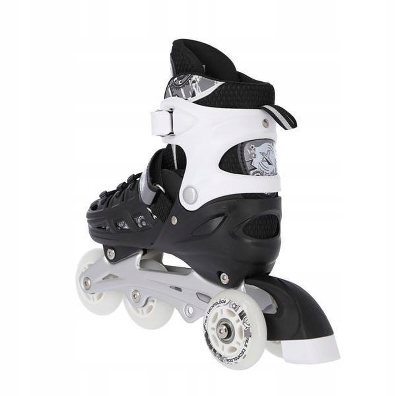 A-l skates, Nils Extreme 4-in-1, NH10905, size (S) 31-34, black and white color