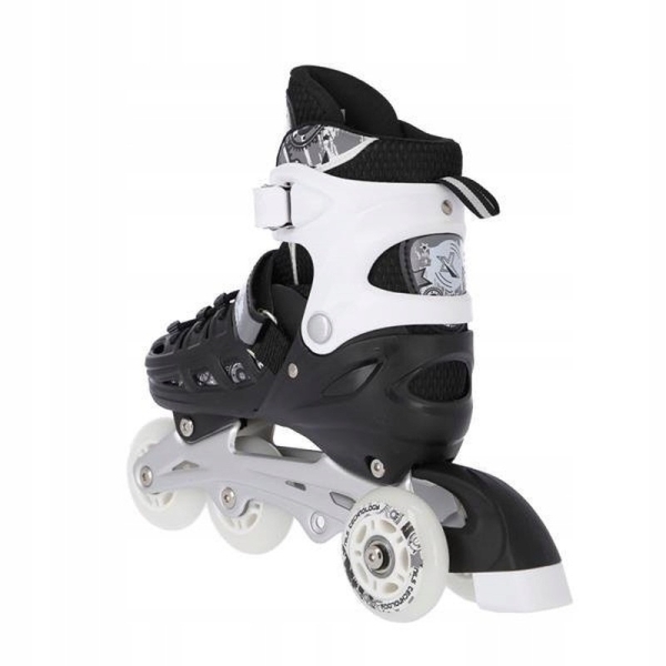 A-l Inline-Skates, Nils Extreme 4-in-1, NH10905, Größe (S) 31-34, Farbe schwarz-weiß