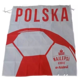 Vlajka 100 x 100 cm, červená a bílá