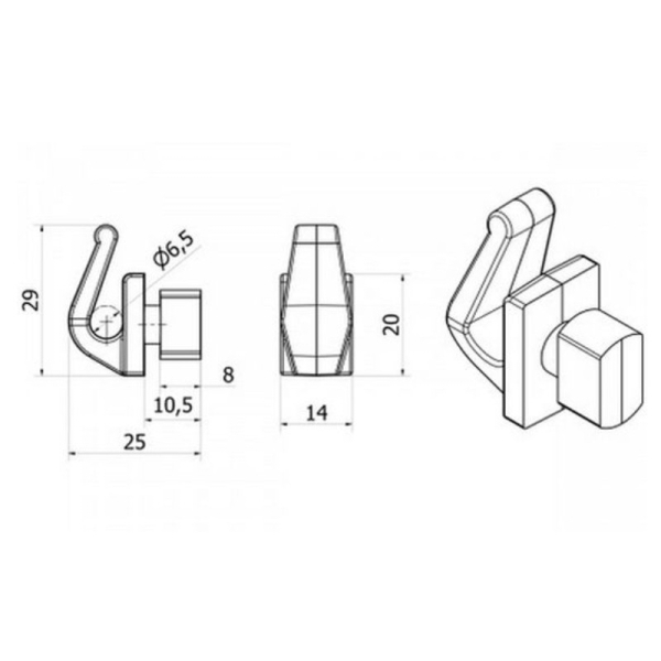 Fußballnetzaufsatz "HACZYK"