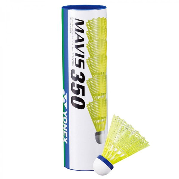 Yonex Mavis 350 Badminton Shuttle frei, Nylon, gelb