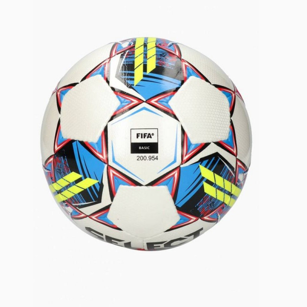 Select Futsal Mimas FIFA BASIC indoor soccer ball, size 4, yellow-blue-red color